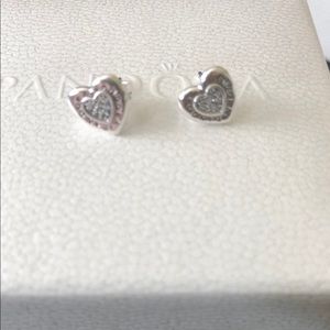Authentic Pandora Ear Rings